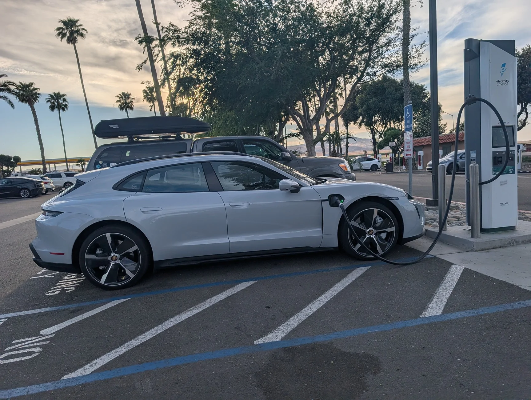 Porsche Taycan SF to Palm Springs PXL_20260405_012043288