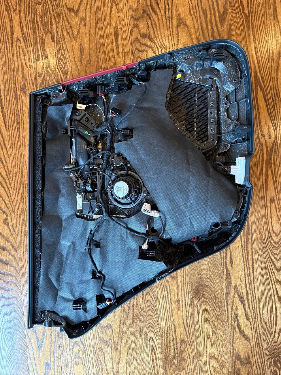 Porsche Taycan Sound Deadening Noise Reduction wheel wells IMG_3393