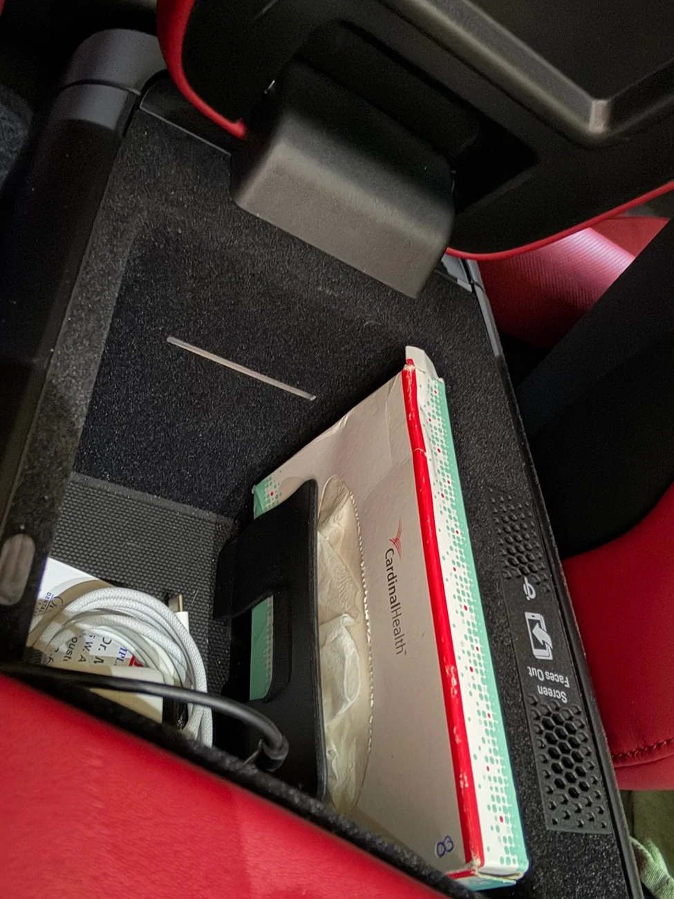 Porsche Taycan Found a good use for the center console phone charger 😜 IMG_3444