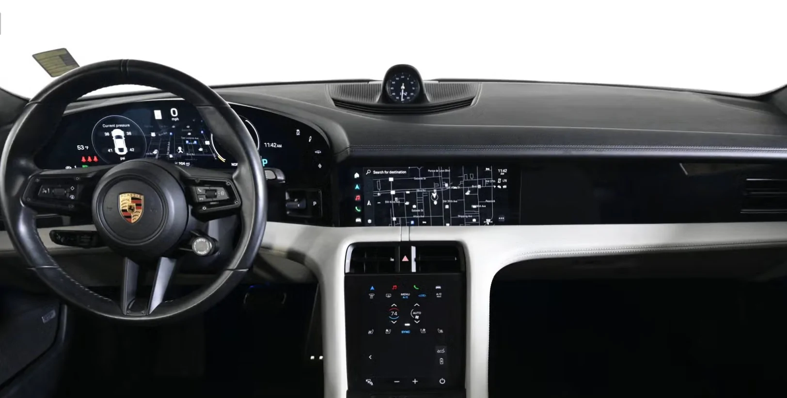 Porsche Taycan 2020 Software update for color screen 2020Turbo