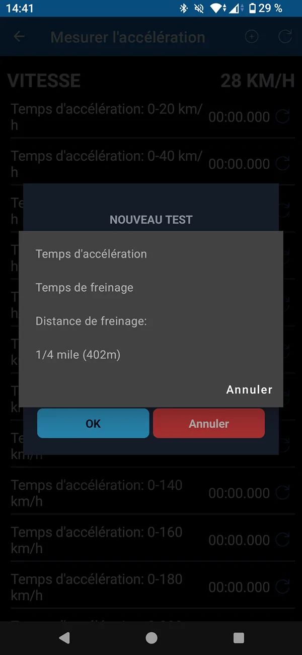 Porsche Taycan Draggy acceleration time results on the Carscanner Carplay app 1000077585