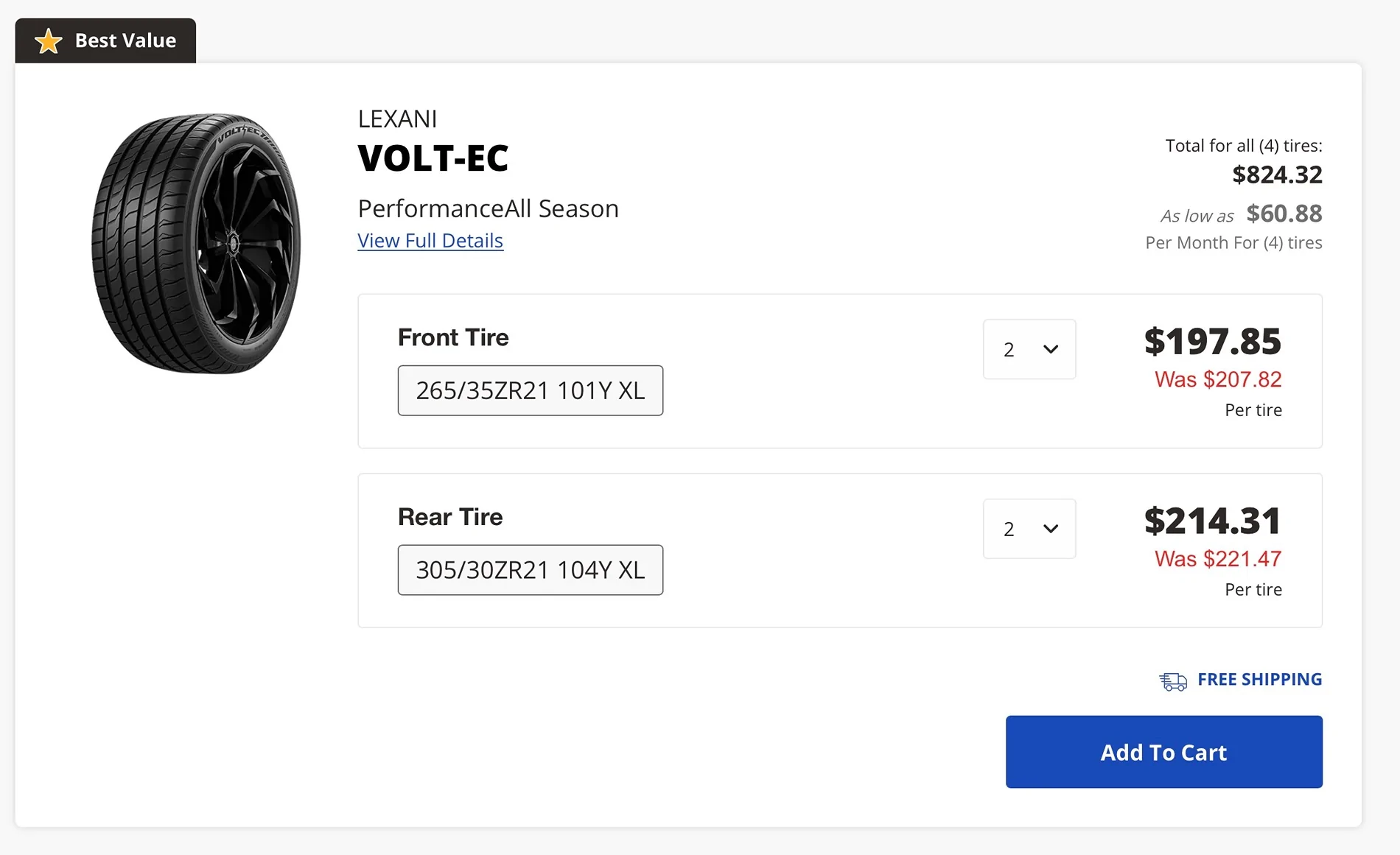 Porsche Taycan Tire Comparison tire2