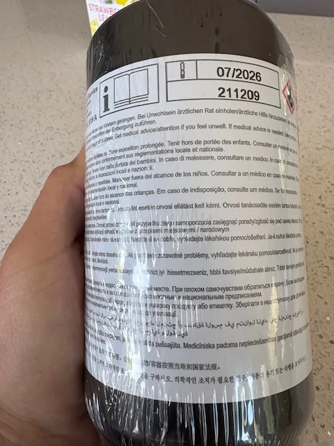 Porsche Taycan Tire Puncture Sealant - Expired? IMG_5759