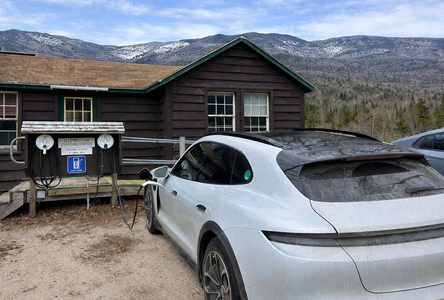 Porsche Taycan Location! Location! Location!  Post Artistic Photos of Your Taycan with Scenery IMG_4136, trees removed -- possibly correct amount of sno