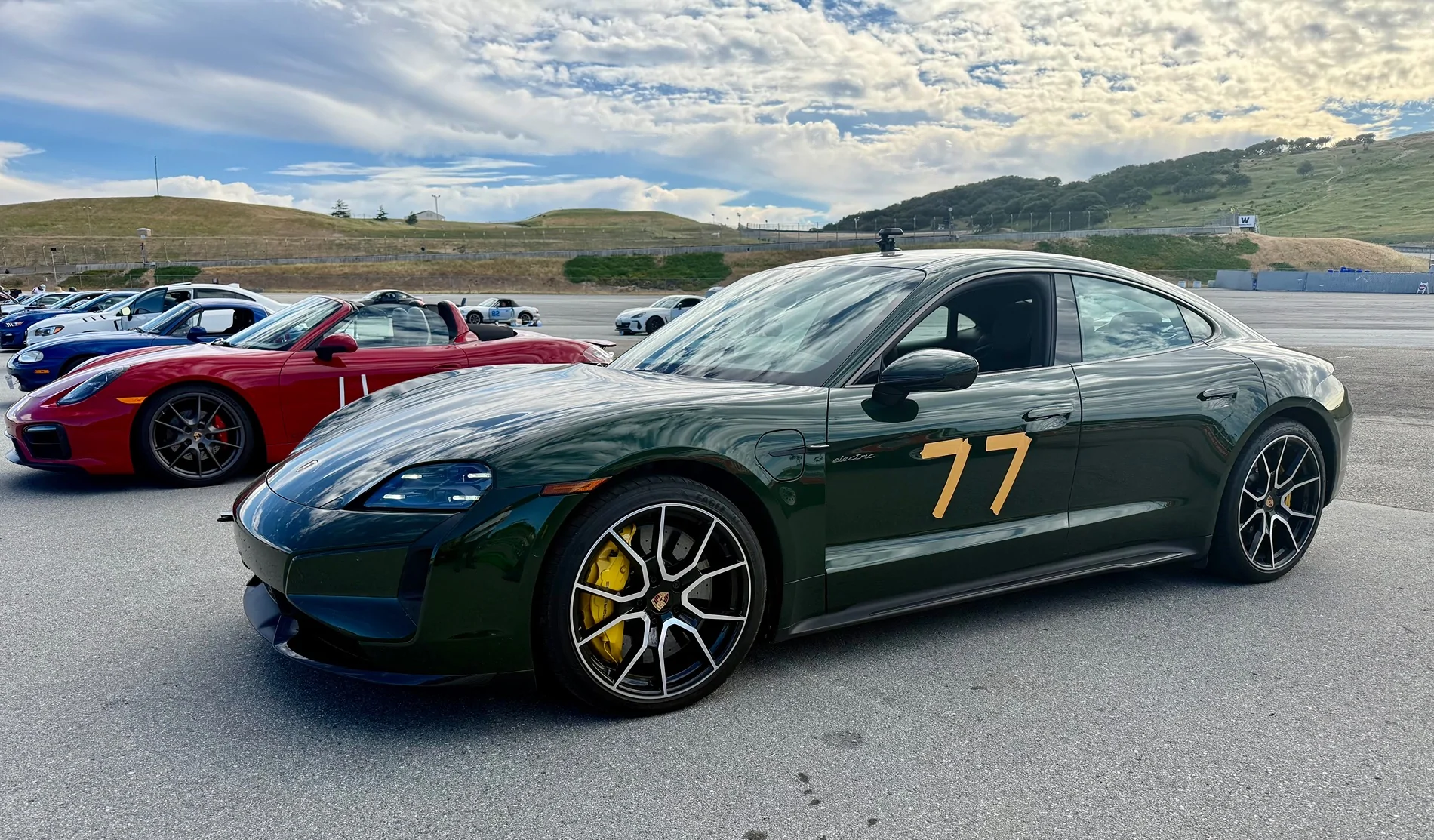 Porsche Taycan Taycan Turbo S track time at Laguna Seca IMG_6452