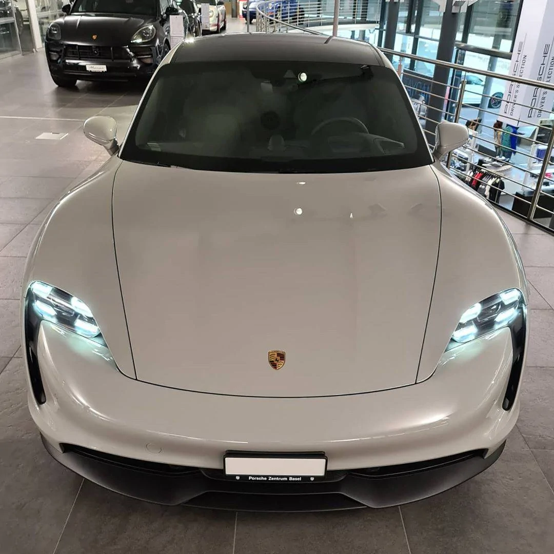 Porsche Taycan CHALK Taycan Club 2021 Taycan Chalk Paint Color 121211713_339259243828540_1911196868580421212_n