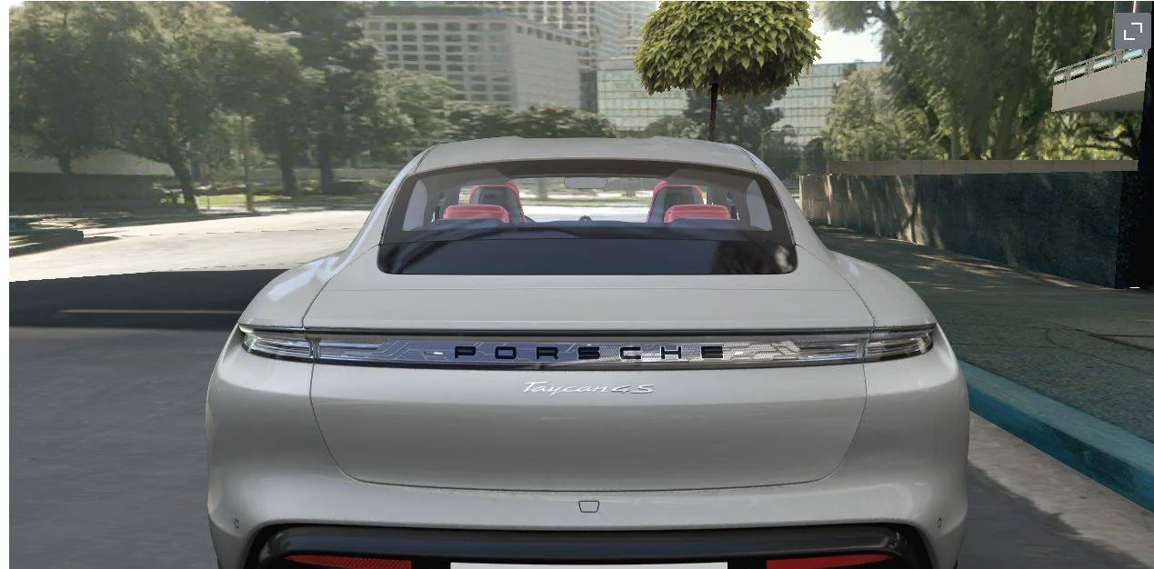 Porsche Taycan Welcome Illumination? black