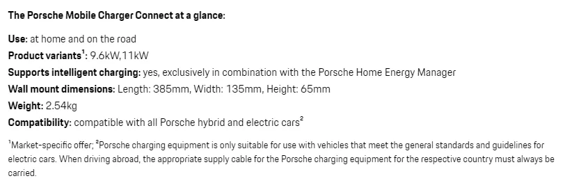 Porsche Taycan 400v 16amp.  or 32amp 1602756885512