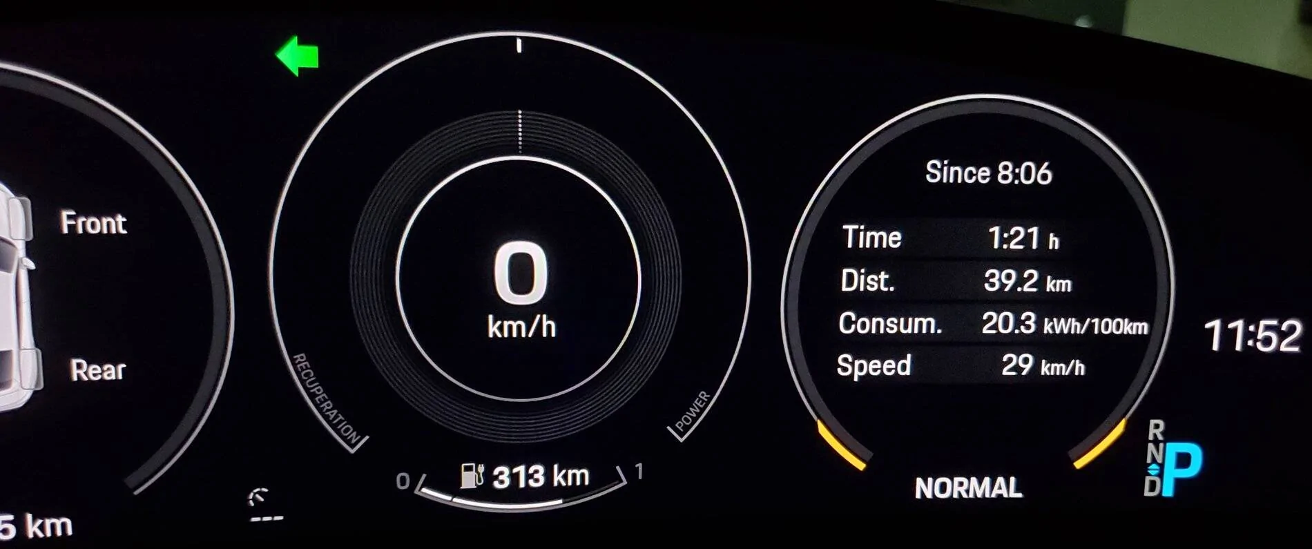 Porsche Taycan Indicator indication symbol stuck 20201015_115240