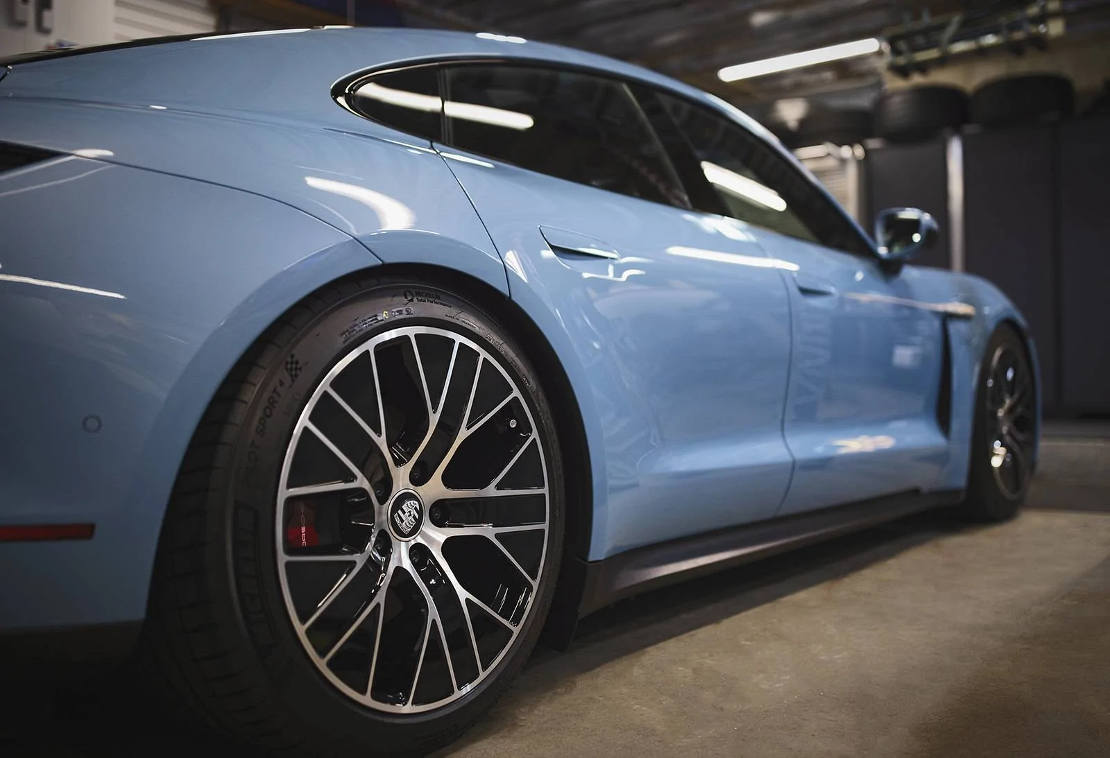 Porsche Taycan A Bit Of A Drop (Lowering Links) And Some Spacers 50520626541_60a966d3b2_h