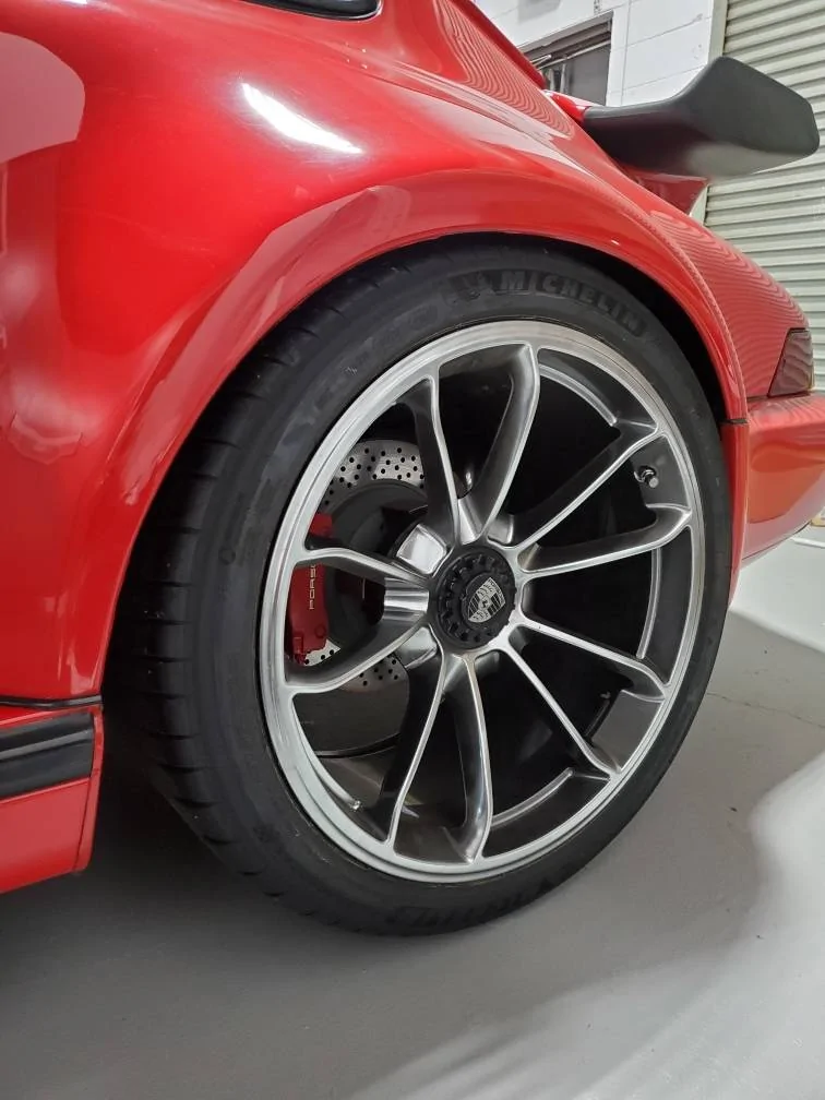 Porsche Taycan Taycan Turbo S with Mission E Concept style wheels B358D550-5B11-489C-BE1D-7295BB95B1C7