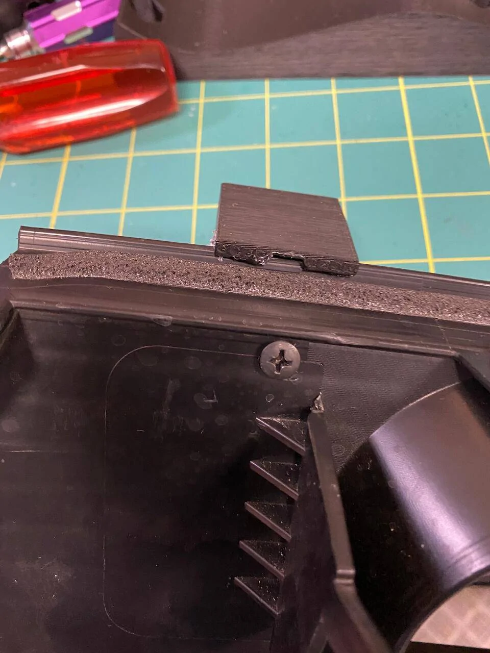 Porsche Taycan 3D Printed Removable Front Plate Mount for Taycan (Print Files Attached) IMG_1003