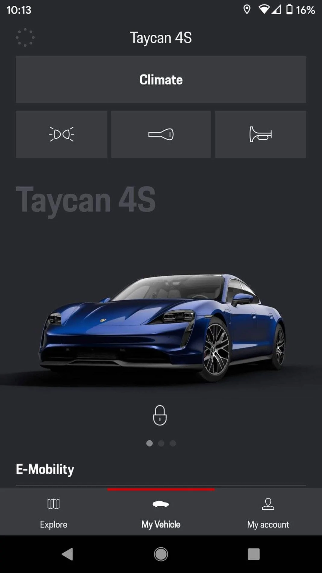 Porsche Taycan Do you have all the buttons on the app? FB_IMG_1604236825836