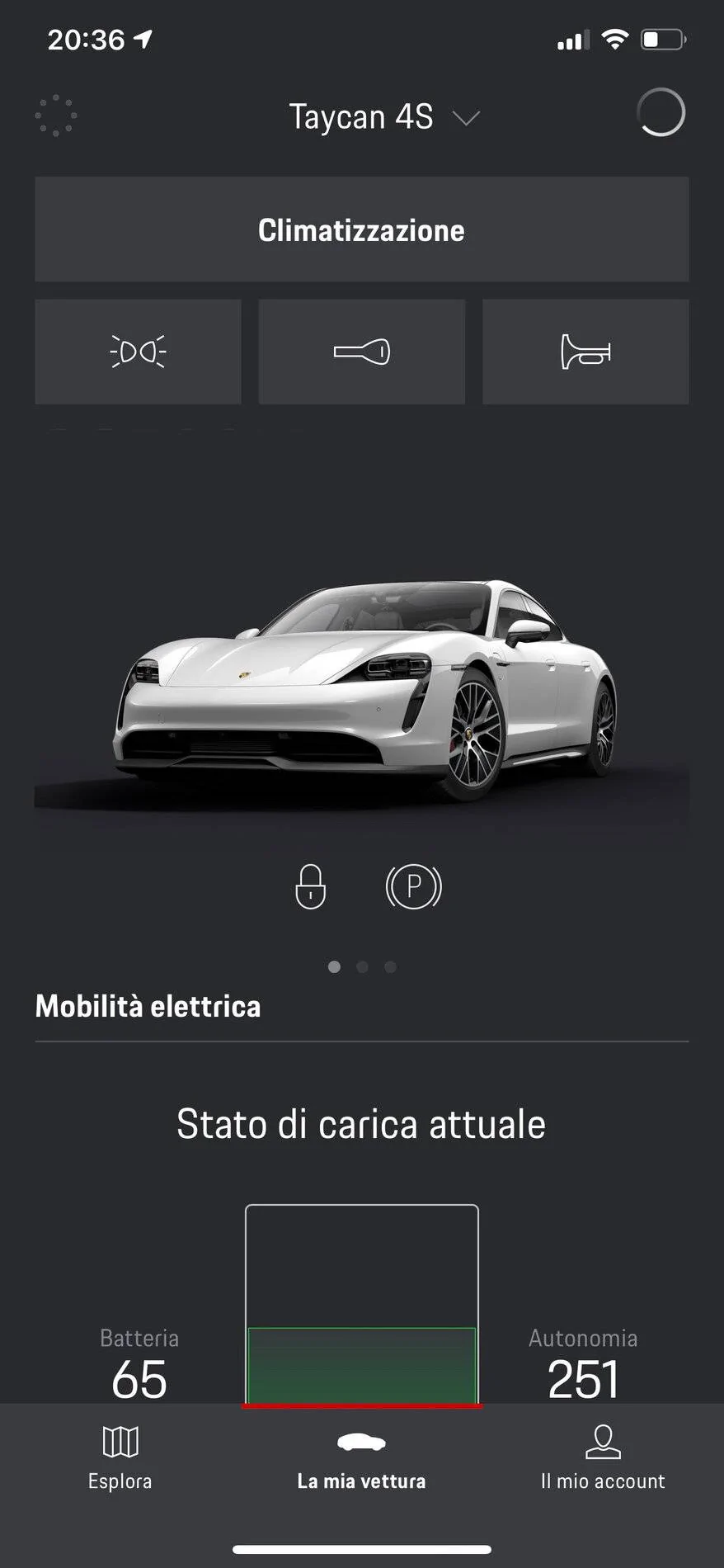 Porsche Taycan Do you have all the buttons on the app? 410B2409-1EB3-4B9B-8D06-9BAC241B18DC