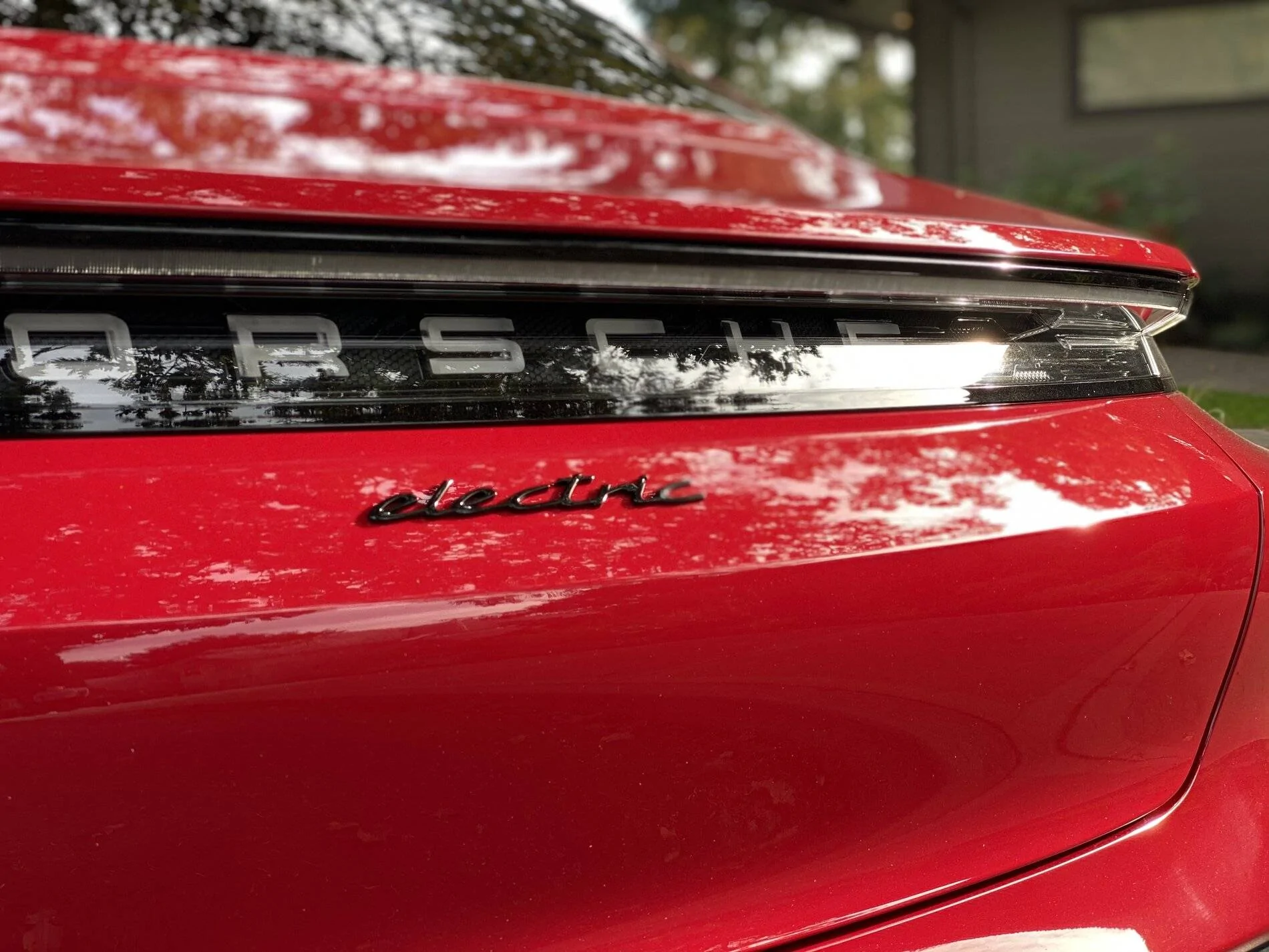 Porsche Taycan Electric badge 1604271376371