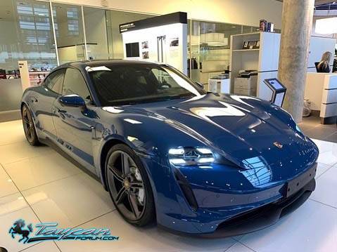 Porsche Taycan NEPTUNE BLUE Taycan Club 2021 Taycan Neptune Blue 3
