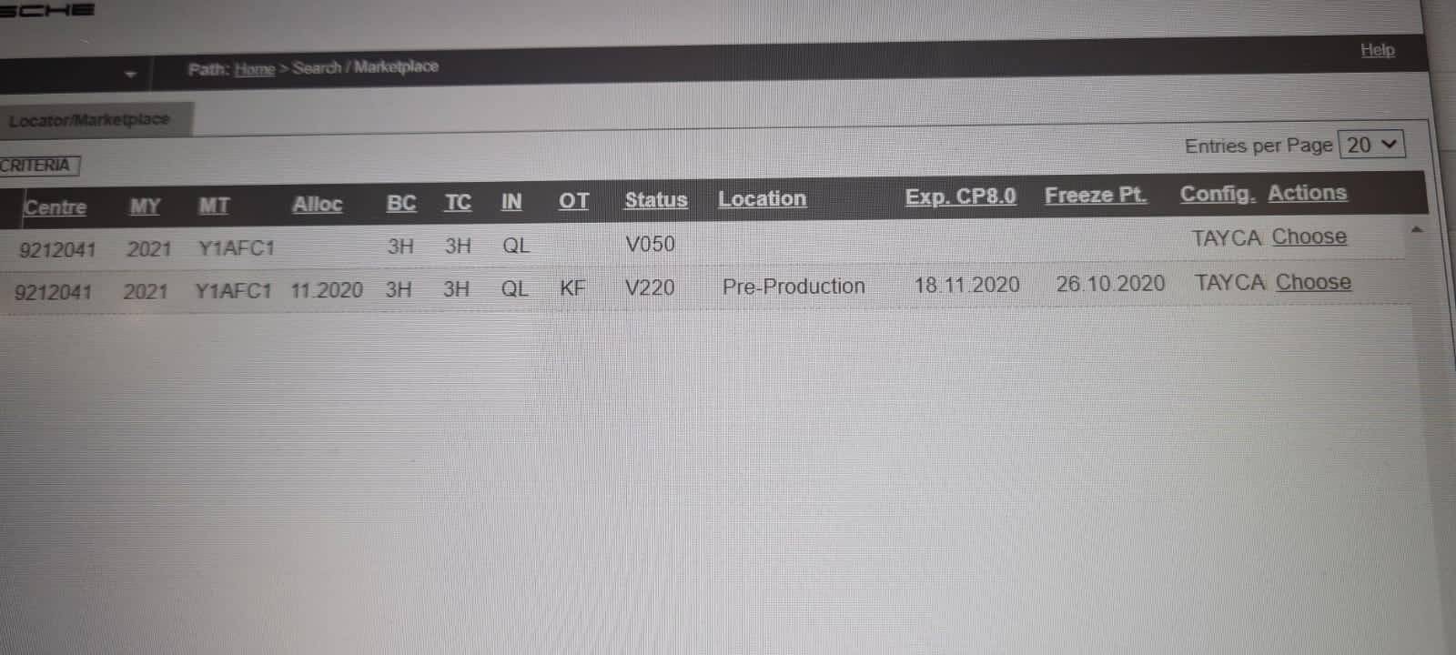 Porsche Taycan Completion date at factory 12th November - when can I pick it up? 1604743896082