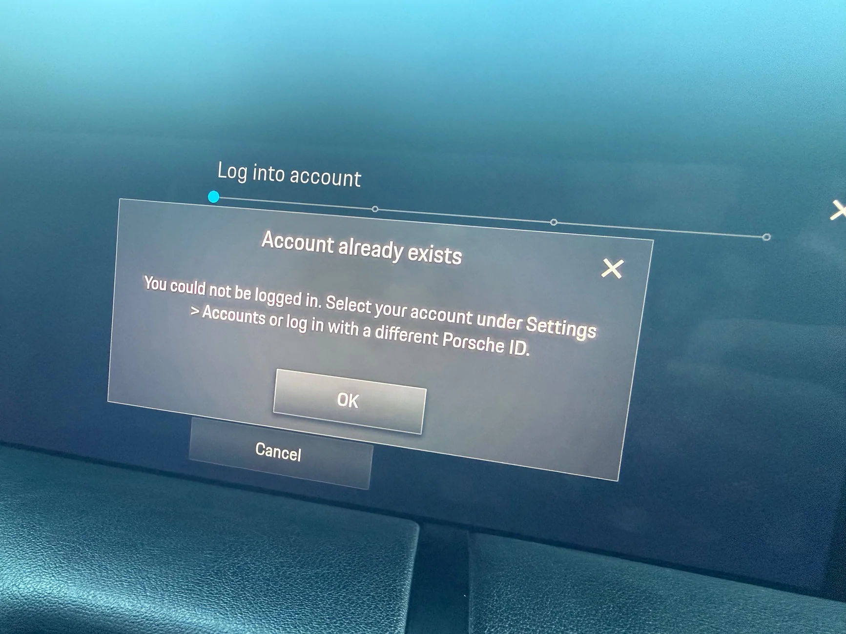 Porsche Taycan Can’t log into PCM after trip to dealer where they put it in privacy mode? IMG_8049