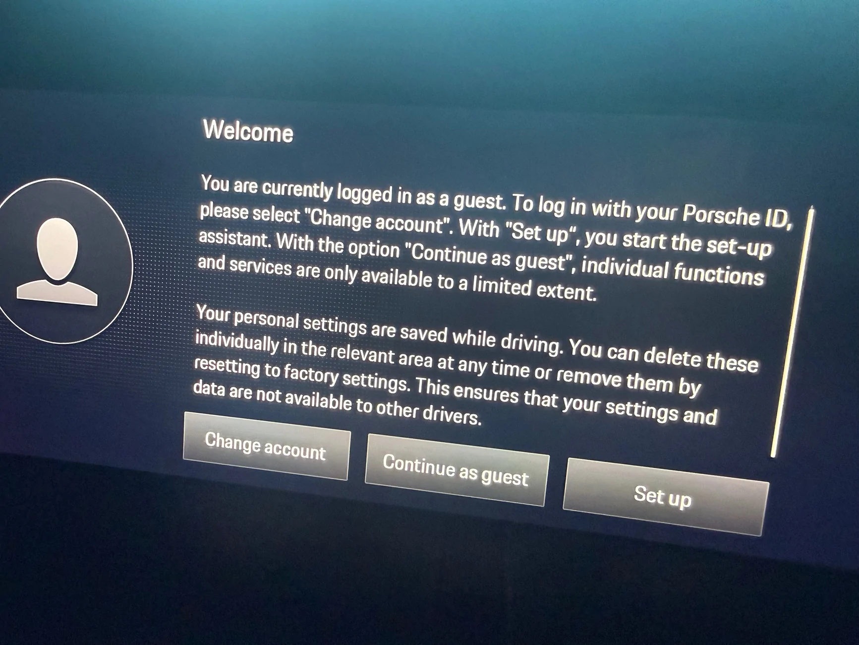 Porsche Taycan Can’t log into PCM after trip to dealer where they put it in privacy mode? IMG_8046