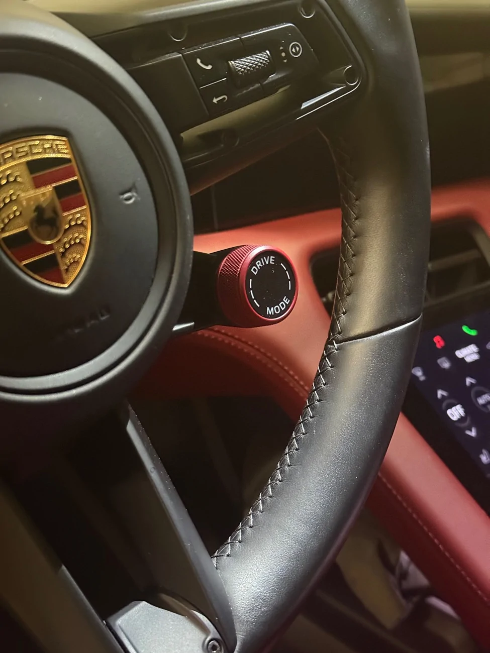 Porsche Taycan Custom drive mode selector switch IMG_3552
