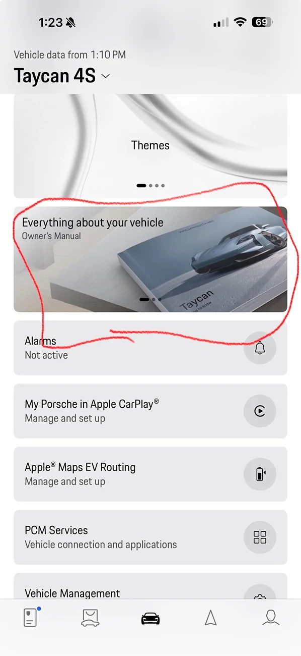 Porsche Taycan My Porsche app latest update IMG_0067