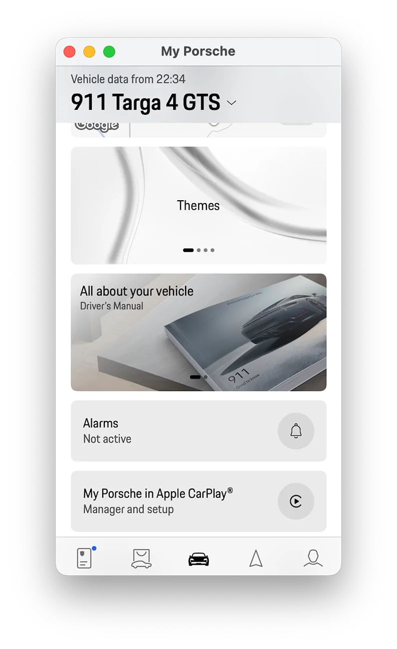 Porsche Taycan My Porsche app latest update Screenshot 2026-04-24 at 22.34.17