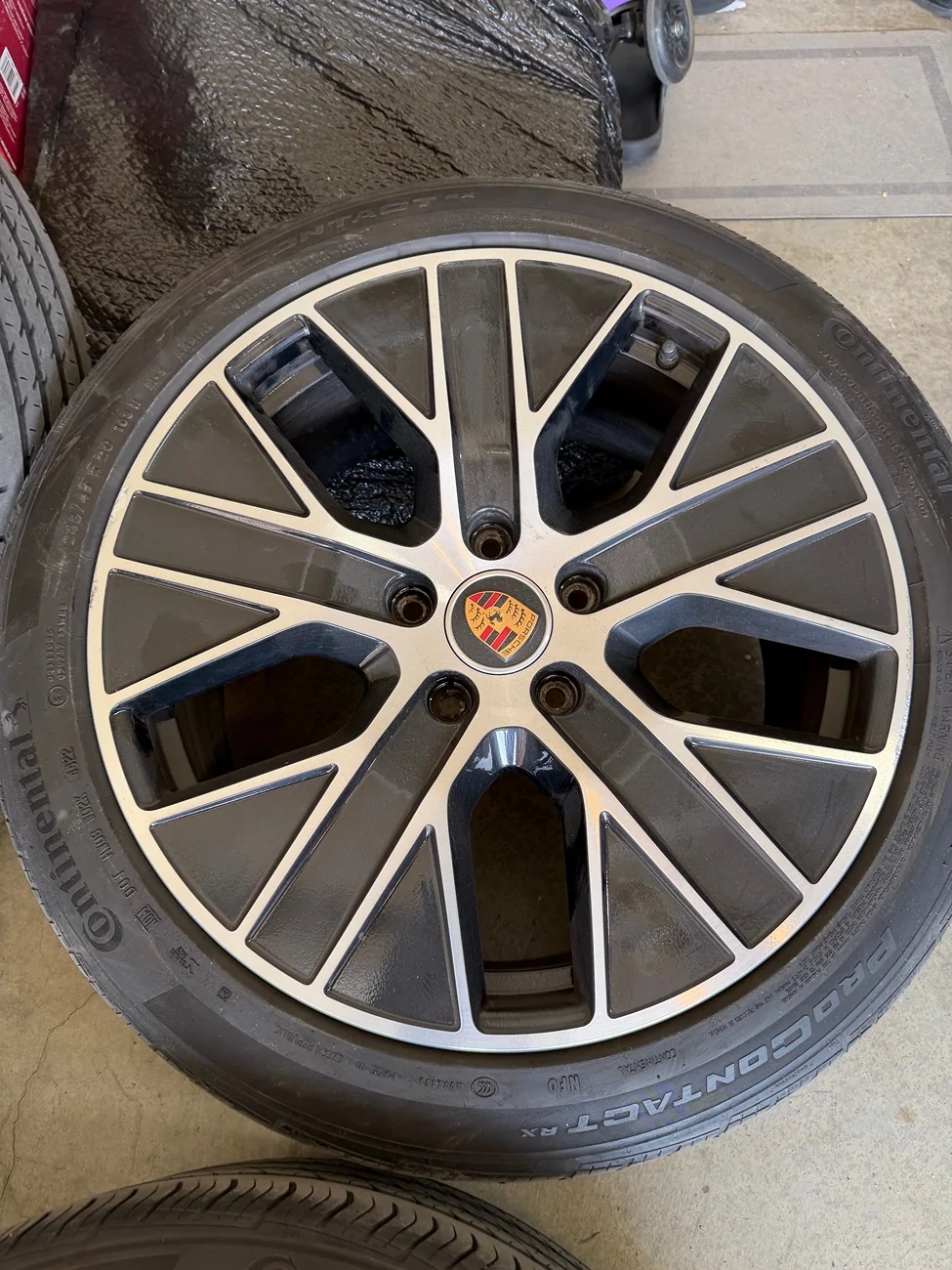 Porsche Taycan FS: 20” OEM Aero wheels IMG_5486
