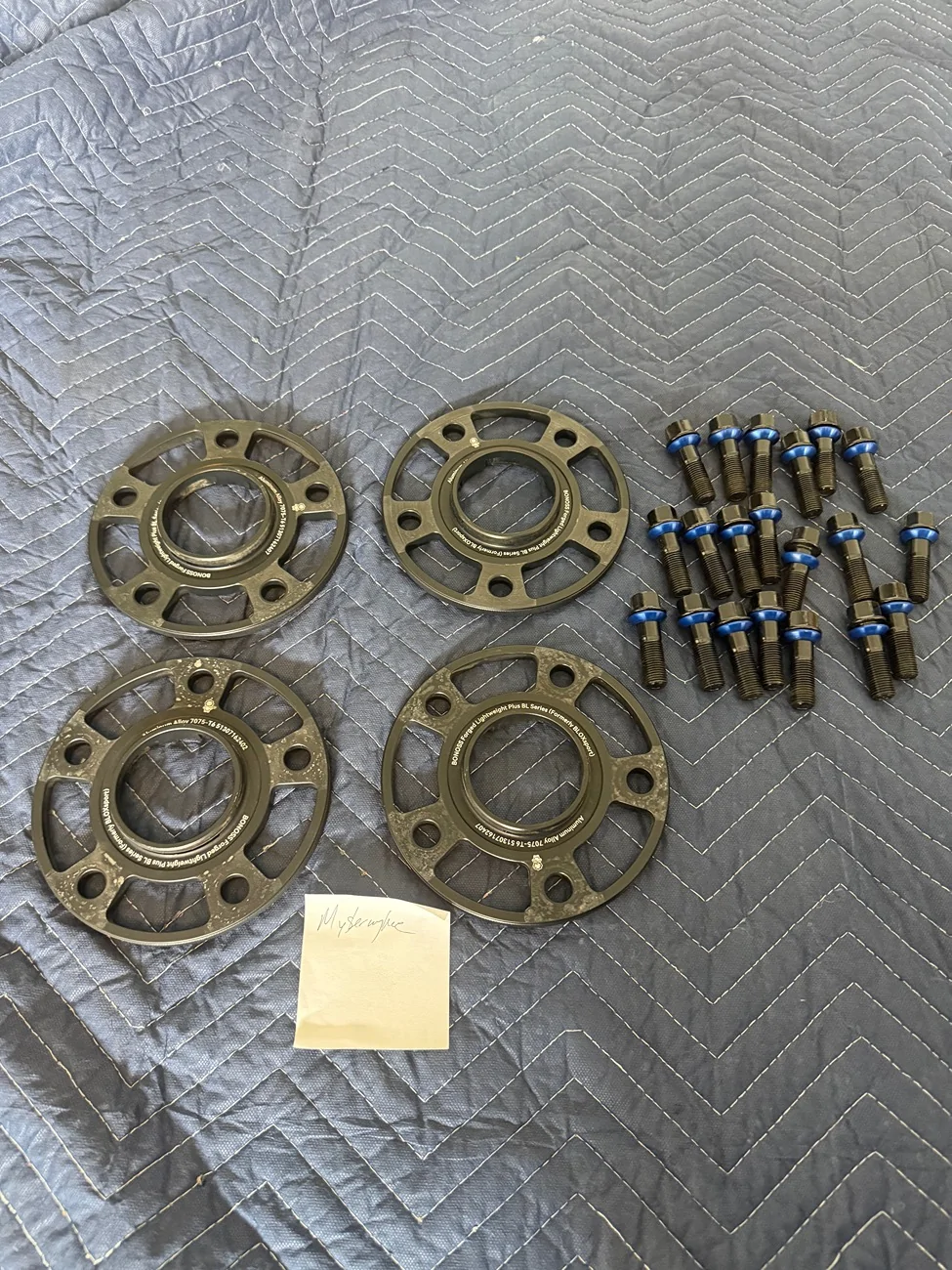 Porsche Taycan FS: BONOSS Forged Lightweight Plus 15mm Wheel Spacers for Taycan — Two Sets (4 pcs) — $250 Shipped IMG_5747