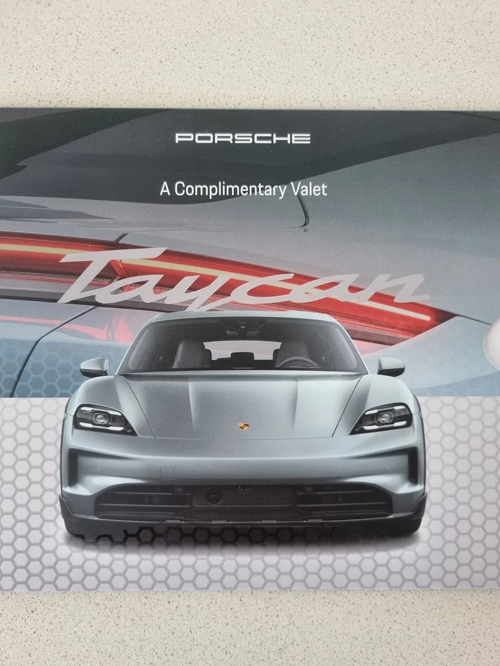 Porsche Taycan Porsche “ A Complimentary Valet” 20260507_111021