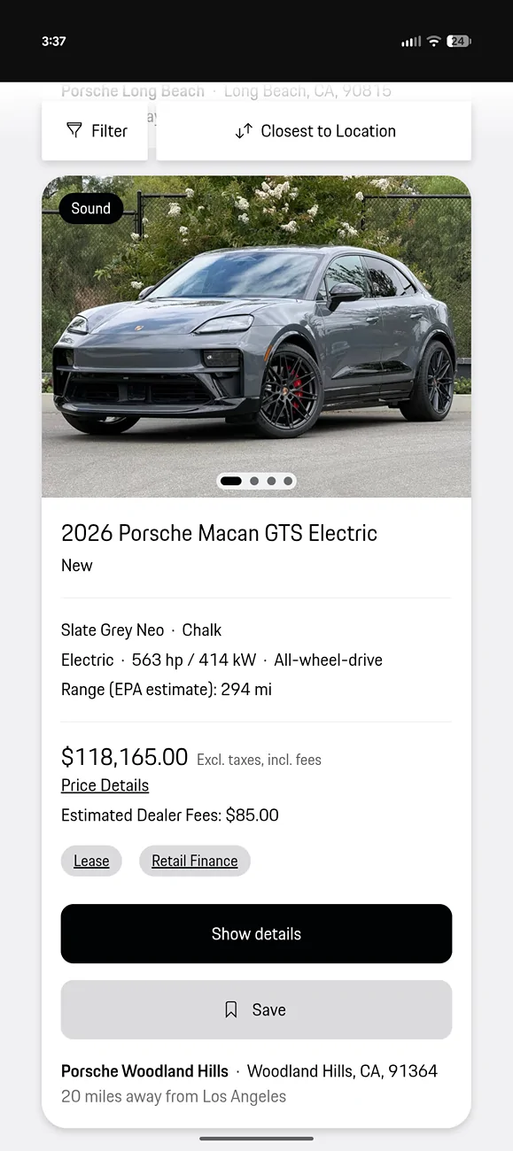 Porsche Taycan The Macan EV is not as bad as I thought Screenshot_20260514-153737