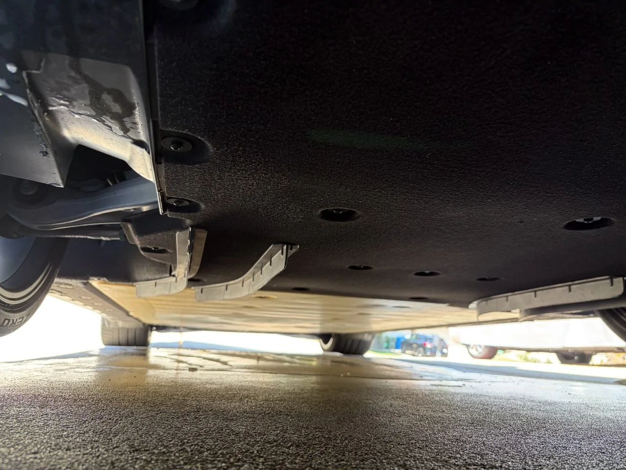 Porsche Taycan Turbo GT front lip replacement IMG_20260520_142024