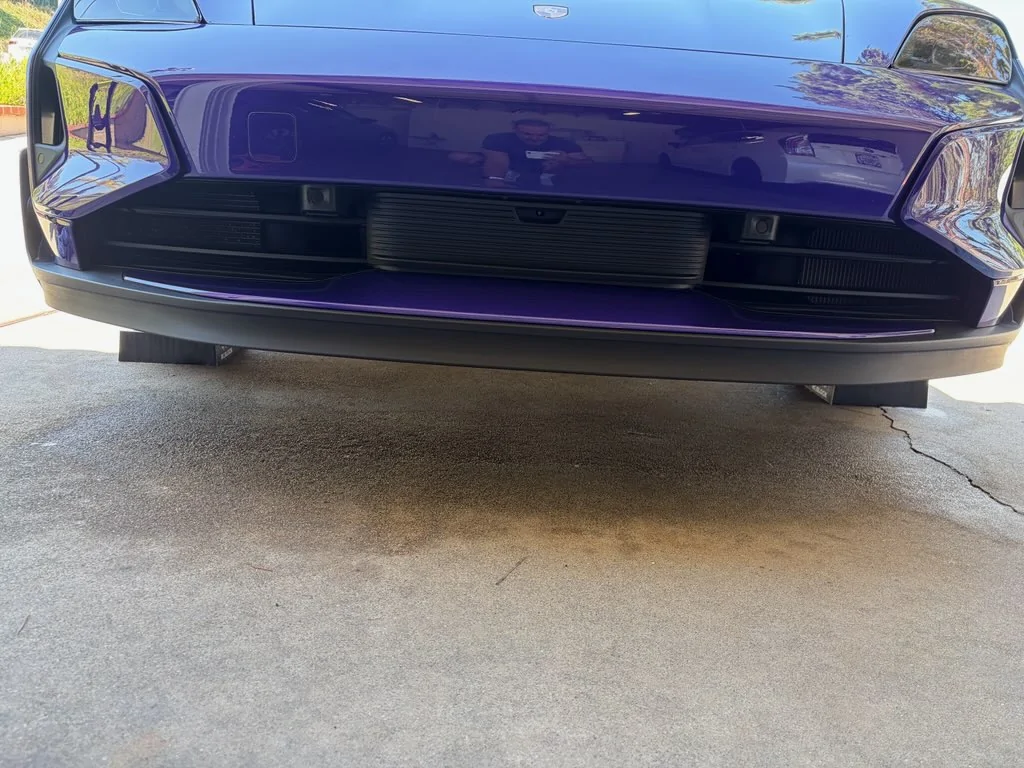 Porsche Taycan Turbo GT front lip replacement IMG_20260520_142010