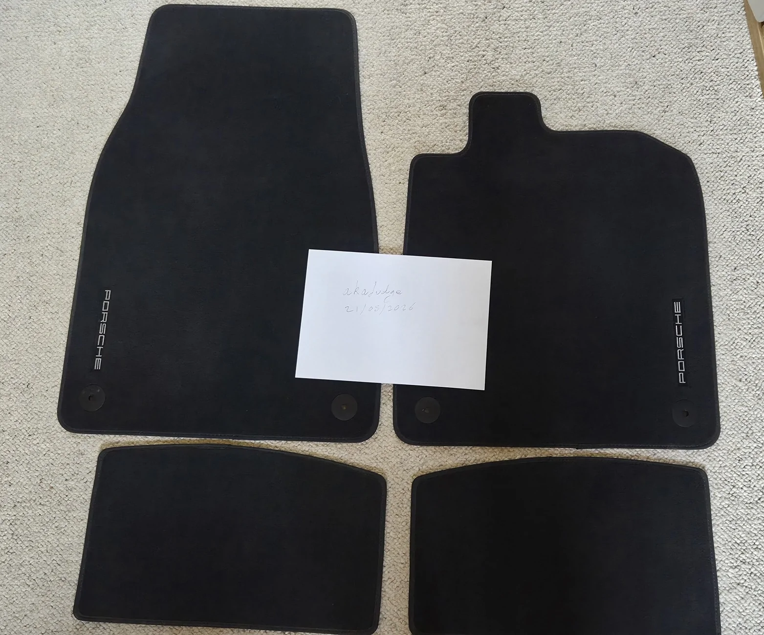 Porsche Taycan Cross Turismo - floor mats CT Floor mats