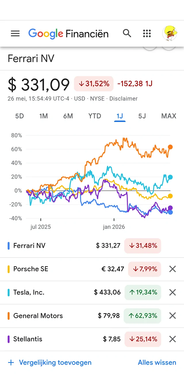 Porsche Taycan Ferrari Luce EV Screenshot_20260526-215520