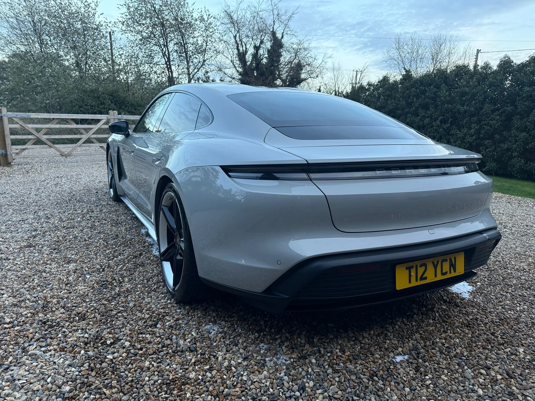 Porsche Taycan Private plate for sale T11 YCN IMG_8102