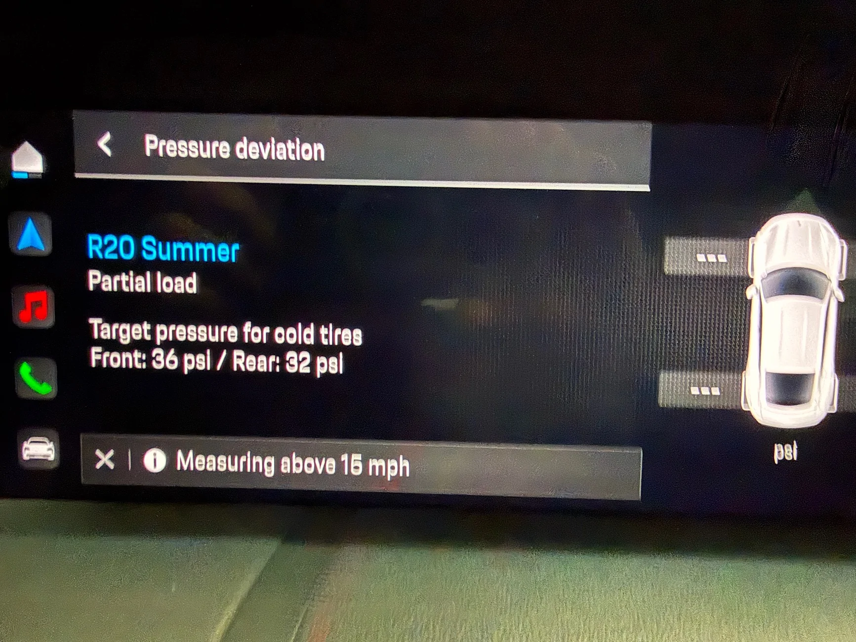 Porsche Taycan Tire Difference vs Tire Pressure Meaning IMG_7196
