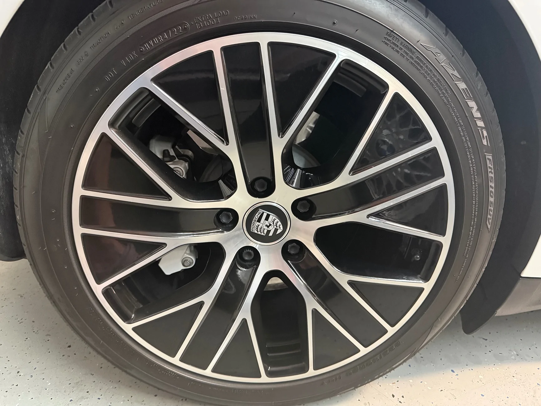 Porsche Taycan Tire Difference vs Tire Pressure Meaning IMG_7199
