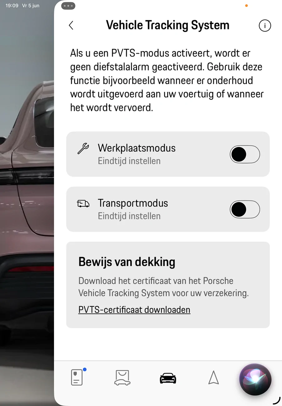 Porsche Taycan Deactivate Car Alarm for Ferry Crossing IMG_0029