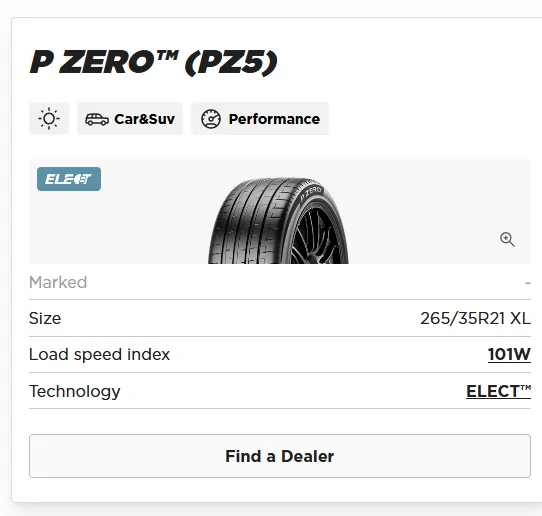 Porsche Taycan Pirelli PZero PZ5 vs PZ4 1780766572908-vq