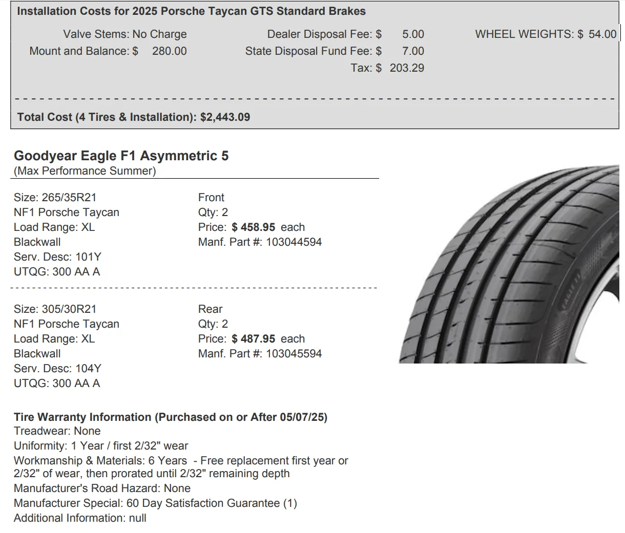 Porsche Taycan "Porsche Reflects On Its First Electric Car: 'Timing Wasn't Ideal'" - article brave_screenshot_www.pcnatirestore.com