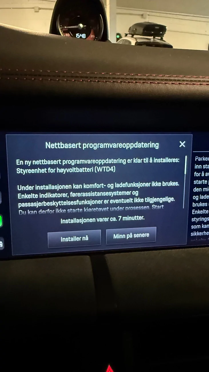 Porsche Taycan OTA Update - WTD4 - Battery monitoring IMG_1491