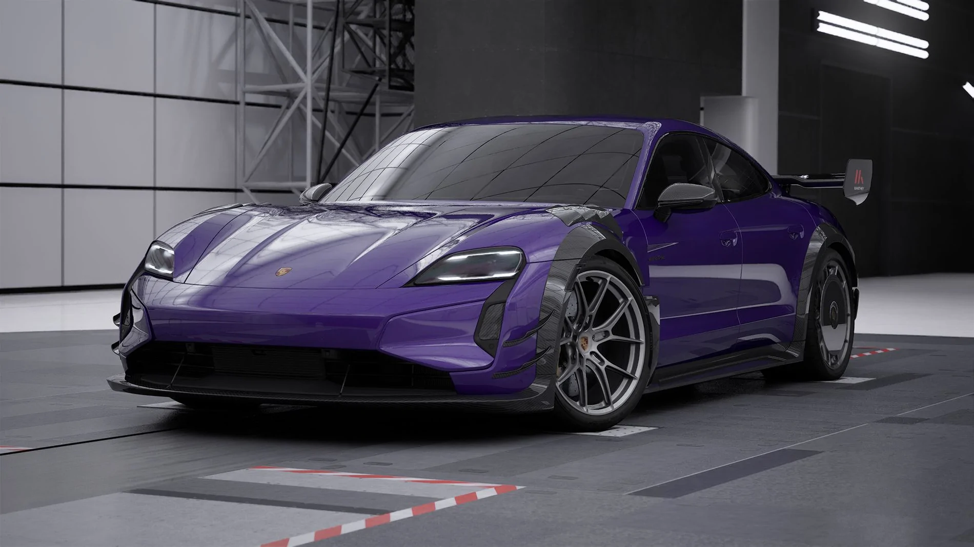 Porsche Taycan Official: Manthey Kit for the Turbo GT with Weissach (Nordschleife lap record: 6:55.533) N40E19~1