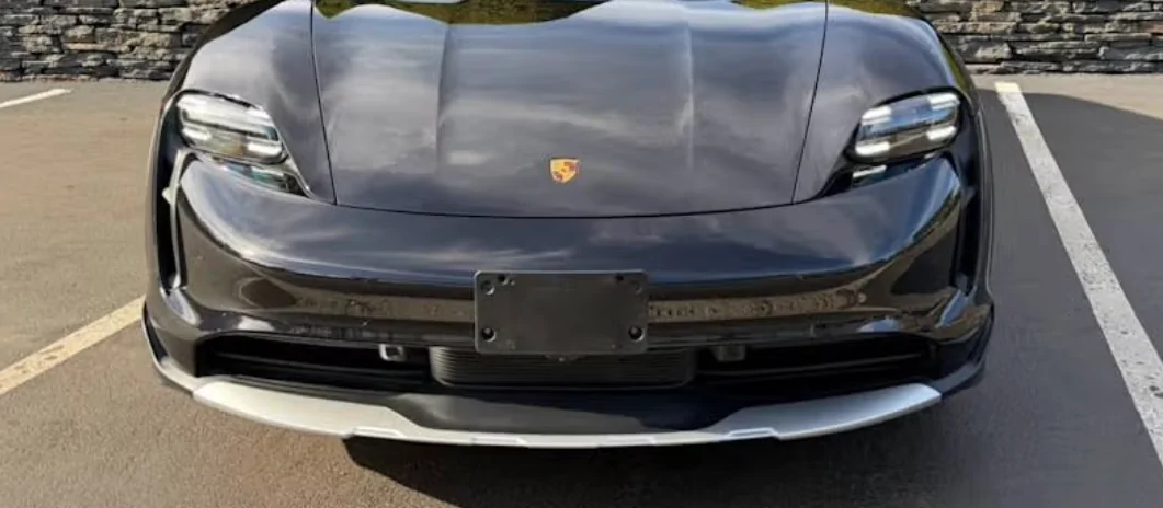 Porsche Taycan Replacing Front Lower Spoiler Cross Turismo Offroad Design Package Screenshot 2026-06-18 at 1.44.55 PM