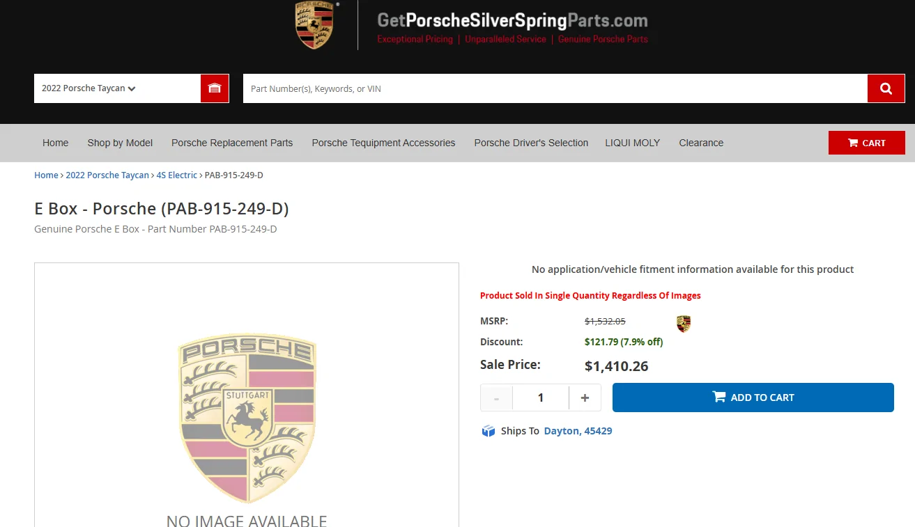 Porsche Taycan E-Box replacement on 2020 Taycan 1782140723681-8k