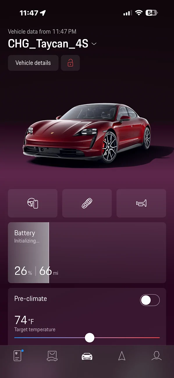 Porsche Taycan Battery Initializing (15 mins) during Home Charging Session Init