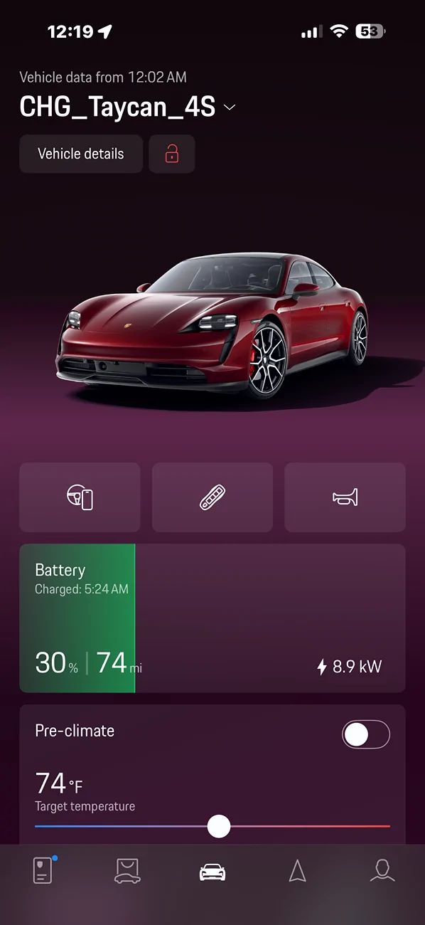 Porsche Taycan Battery Initializing (15 mins) during Home Charging Session StartCharging