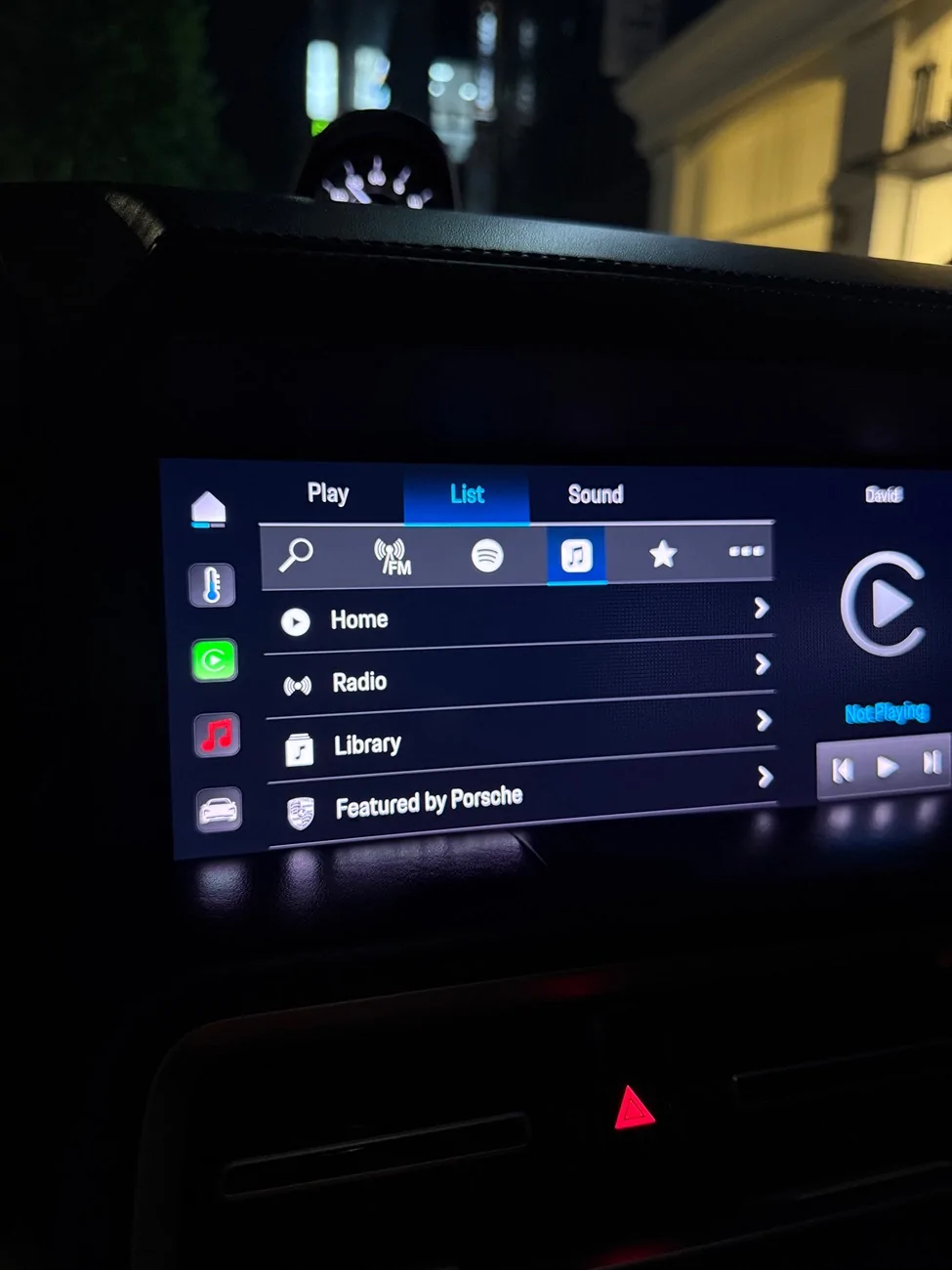 Porsche Taycan Bose Audio menu suddenly disappeared. IMG_9972