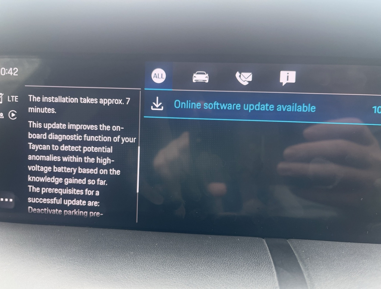 Porsche Taycan OTA Update - WTD4 - Battery monitoring IMG-3685