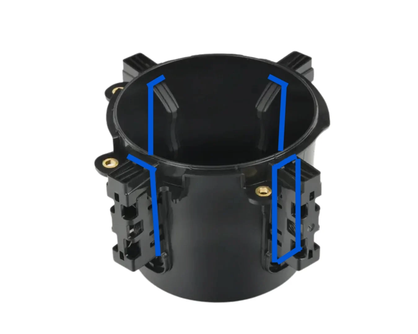 Porsche Taycan Creaky Cupholders - solutions?? Center-Console-Drink-Holder-Black-Taycan-2020-2026 copy