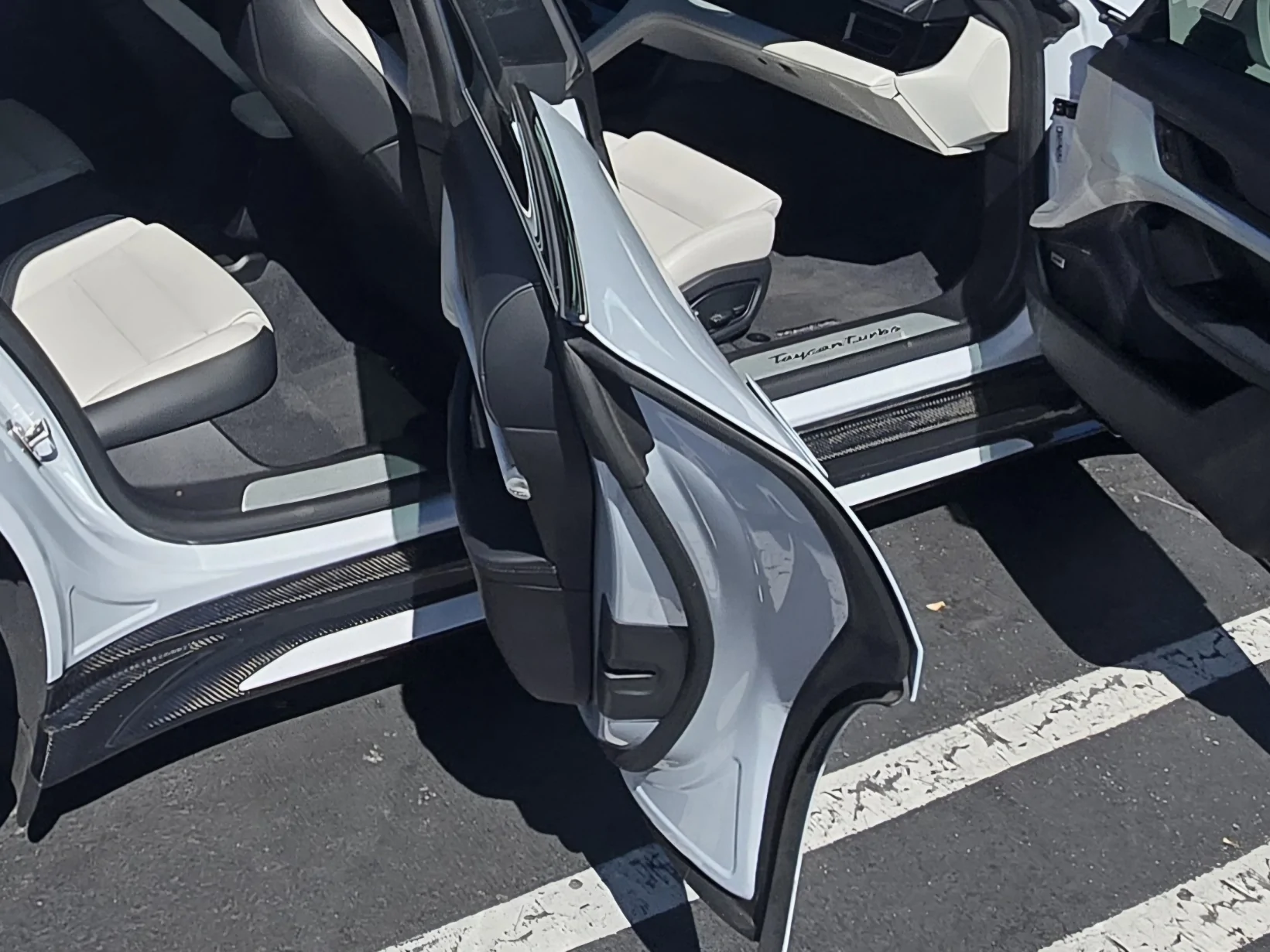 Porsche Taycan It's done (I think)! Taycan Passenger side - doors open